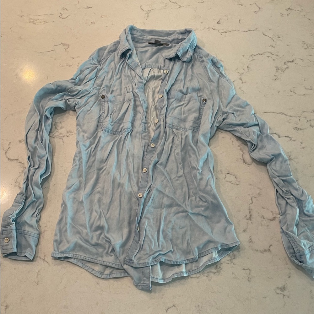 Soft light blue Nordstrom button down